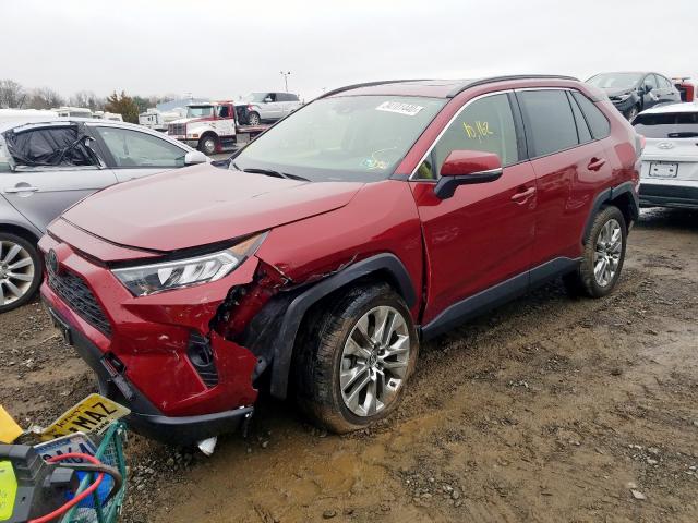 JTMA1RFV0KJ008850 - 2019 TOYOTA RAV4 XLE PREMIUM  photo 2