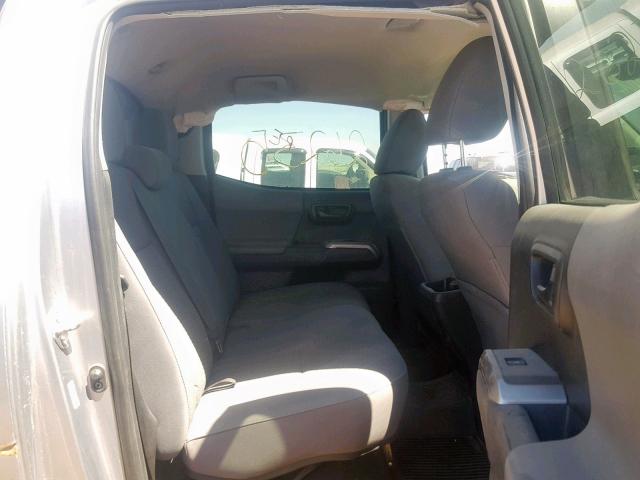 3TMDZ5BN8GM008853 - 2016 TOYOTA TACOMA DOU SILVER photo 6