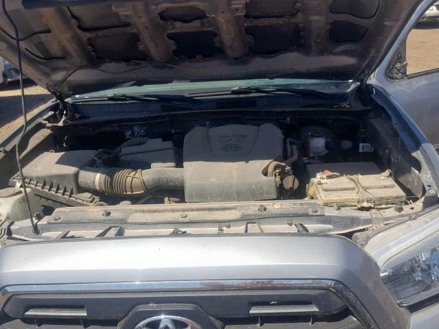 3TMDZ5BN8GM008853 - 2016 TOYOTA TACOMA DOU SILVER photo 7