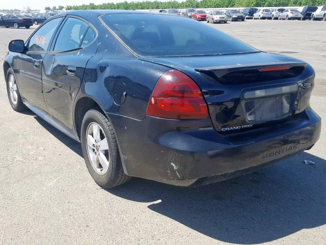 2G2WP552761246784 - 2006 PONTIAC GRAND PRIX BLACK photo 3