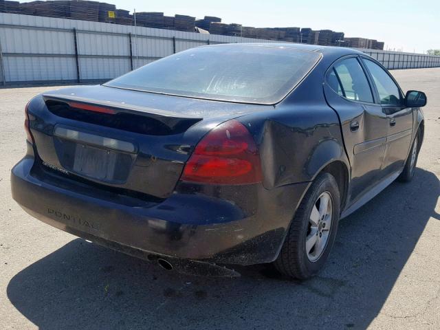 2G2WP552761246784 - 2006 PONTIAC GRAND PRIX BLACK photo 4