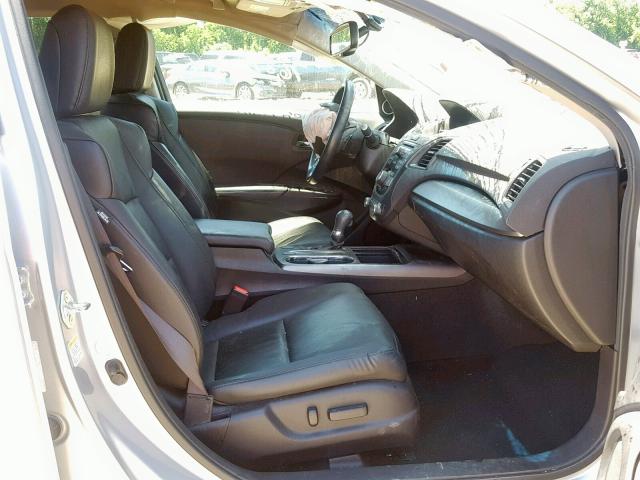 5J8TB3H32DL013278 - 2013 ACURA RDX SILVER photo 5