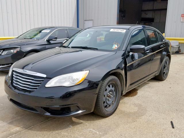 1C3CCBAB1EN207771 - 2014 CHRYSLER 200 LX BLACK photo 2