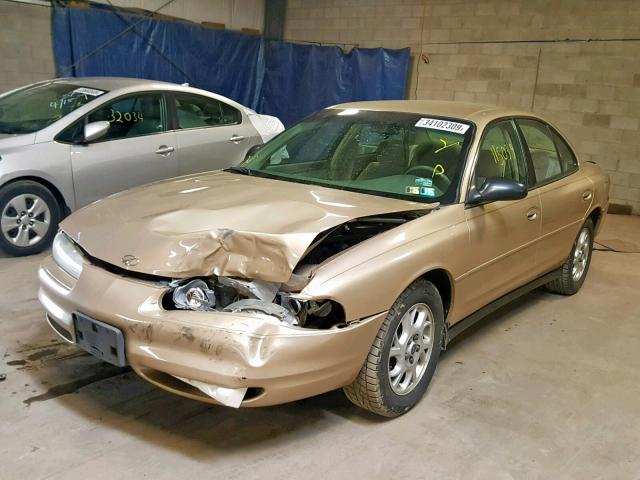 1G3WH52H8YF185197 - 2000 OLDSMOBILE INTRIGUE G GOLD photo 2