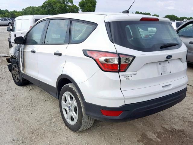 1FMCU0F79HUC19142 - 2017 FORD ESCAPE S WHITE photo 3