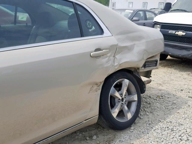 1G1ZC5E12BF109923 - 2011 CHEVROLET MALIBU 1LT 金色 照片 9