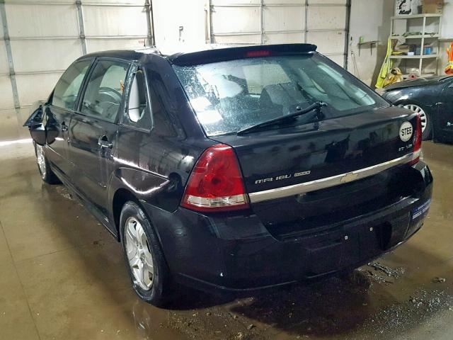 1G1ZU64885F155469 - 2005 CHEVROLET MALIBU MAX 黑色 照片 3