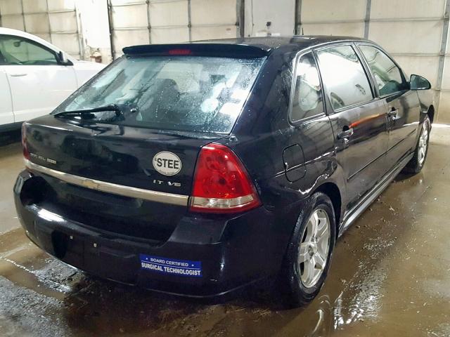 1G1ZU64885F155469 - 2005 CHEVROLET MALIBU MAX 黑色 照片 4
