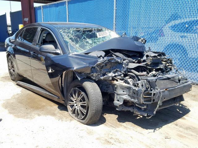 1G1ZG57B58F214121 - 2008 CHEVROLET MALIBU LS BLACK photo 1