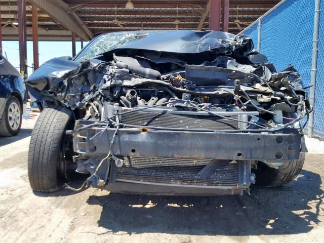 1G1ZG57B58F214121 - 2008 CHEVROLET MALIBU LS BLACK photo 10