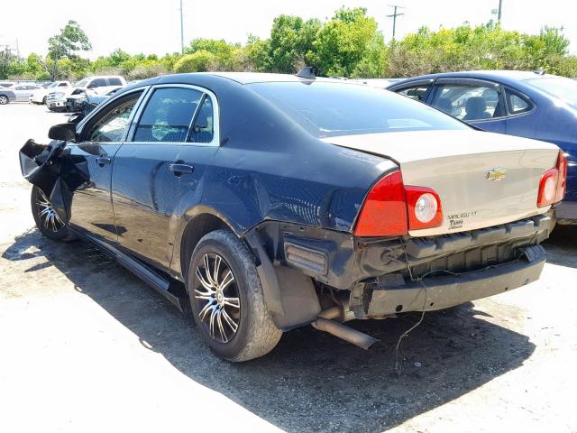 1G1ZG57B58F214121 - 2008 CHEVROLET MALIBU LS BLACK photo 3