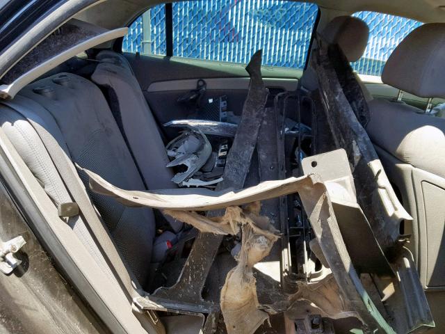 1G1ZG57B58F214121 - 2008 CHEVROLET MALIBU LS BLACK photo 6