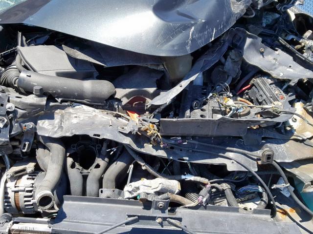 1G1ZG57B58F214121 - 2008 CHEVROLET MALIBU LS BLACK photo 7