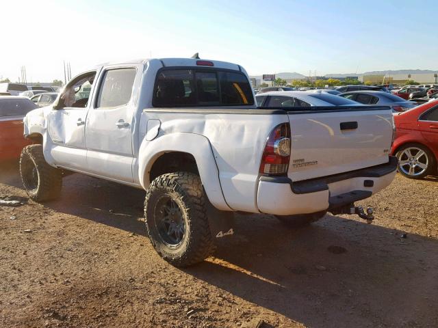 5TFLU4EN9CX043762 - 2012 TOYOTA TACOMA DOU 白色 照片 3