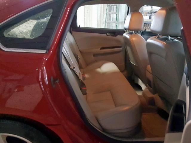 2G1WD58C481328377 - 2008 CHEVROLET IMPALA SUP წითელი ფოტო 6