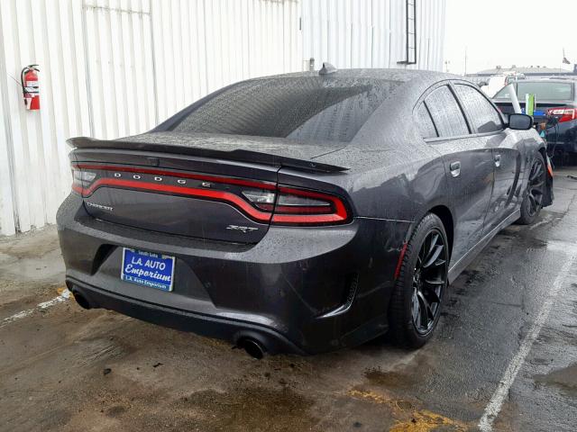 2C3CDXL96GH305629 - 2016 DODGE CHARGER SR GRAY photo 4