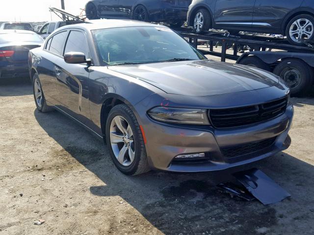 2C3CDXHG8FH794363 - 2015 DODGE CHARGER SX GRAY photo 1