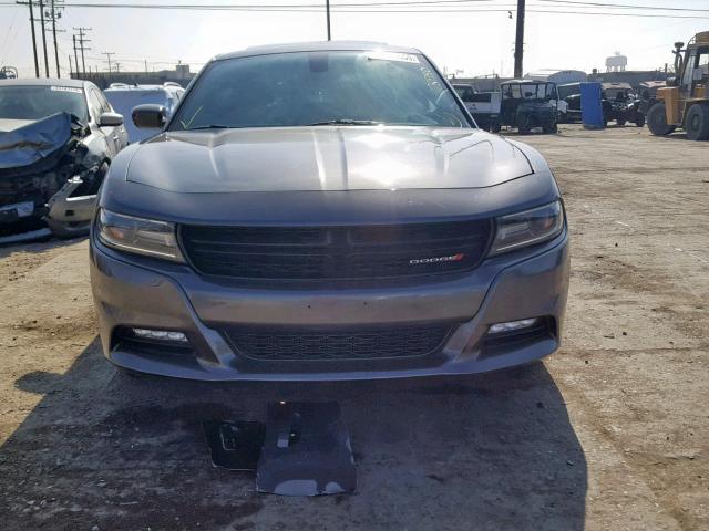 2C3CDXHG8FH794363 - 2015 DODGE CHARGER SX GRAY photo 10