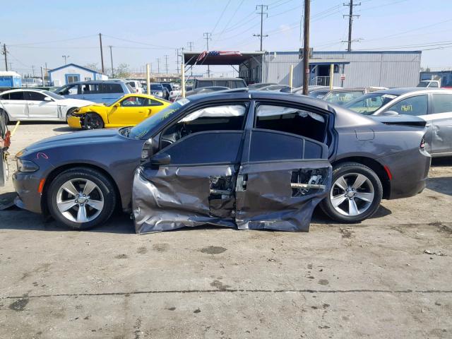 2C3CDXHG8FH794363 - 2015 DODGE CHARGER SX GRAY photo 9