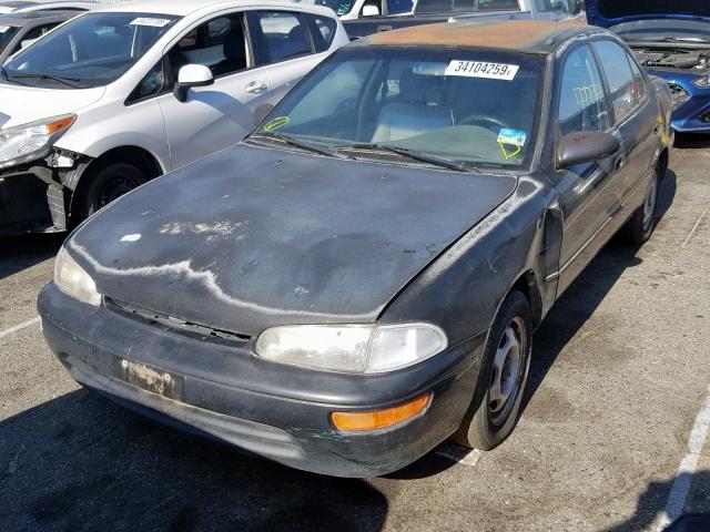 1Y1SK5363RZ086294 - 1994 GEO PRIZM BASE BLACK photo 2