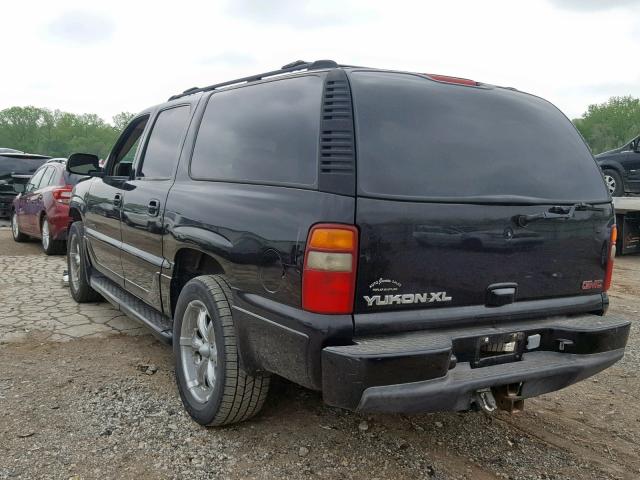 1GKFK66U34J154238 - 2004 GMC YUKON XL D BLACK photo 3