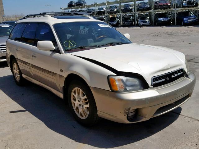 4S3BH806037613817 - 2003 SUBARU LEGACY OUT WHITE photo 1