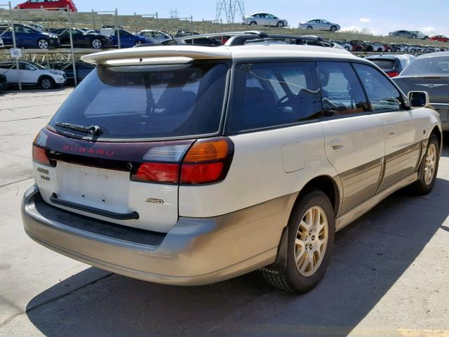 4S3BH806037613817 - 2003 SUBARU LEGACY OUT WHITE photo 4