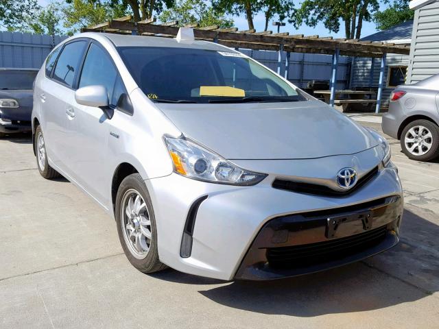 JTDZN3EU2FJ018704 - 2015 TOYOTA PRIUS V SILVER photo 1