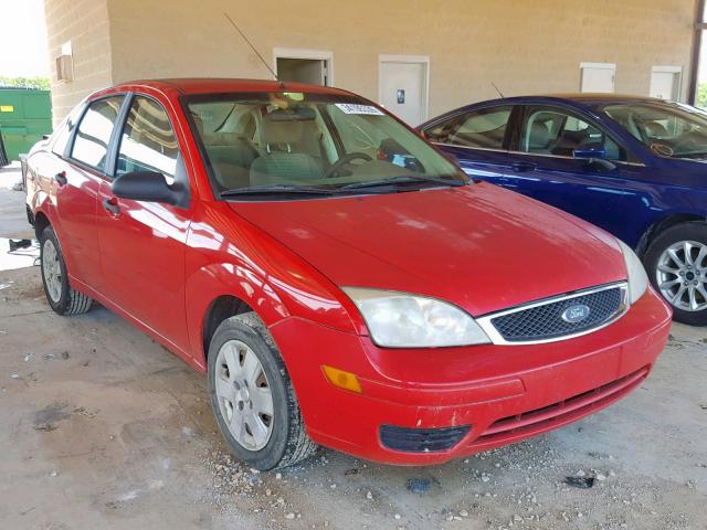 1FAFP34N17W325217 - 2007 FORD FOCUS ZX4 RED photo 1