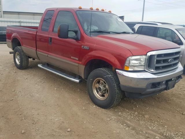 1FTSX31P33EC97774 - 2003 FORD F350 SRW S BURGUNDY photo 1