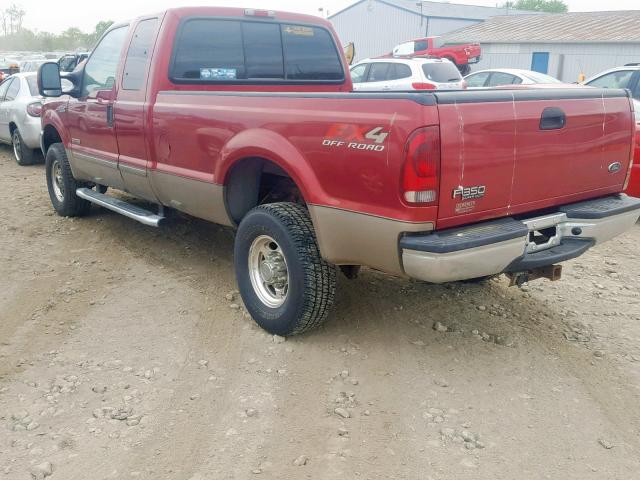 1FTSX31P33EC97774 - 2003 FORD F350 SRW S BURGUNDY photo 3