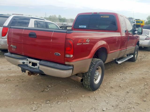 1FTSX31P33EC97774 - 2003 FORD F350 SRW S BURGUNDY photo 4