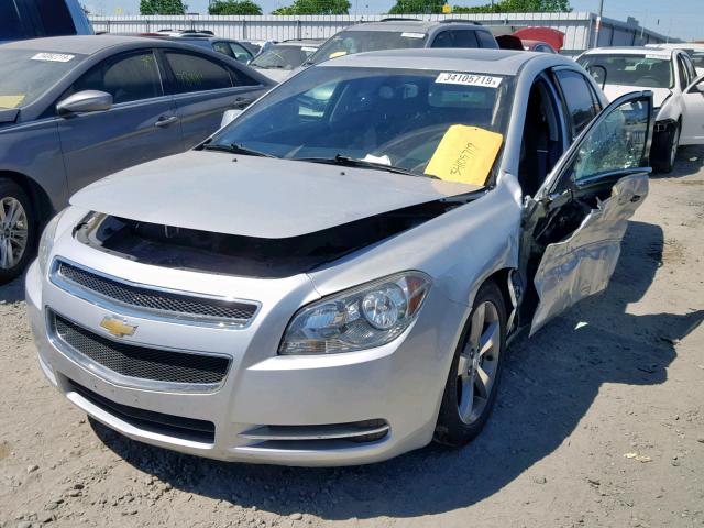 1G1ZC5E03CF283976 - 2012 CHEVROLET MALIBU 1LT SILVER photo 2