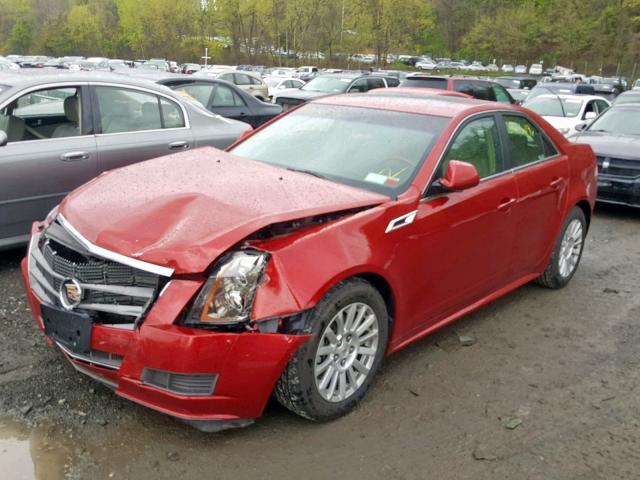 1G6DG5EY4B0153771 - 2011 CADILLAC CTS LUXURY RED photo 2