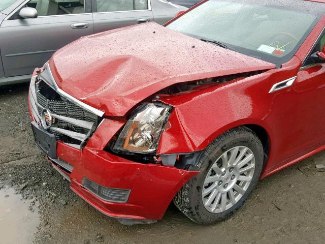 1G6DG5EY4B0153771 - 2011 CADILLAC CTS LUXURY RED photo 9