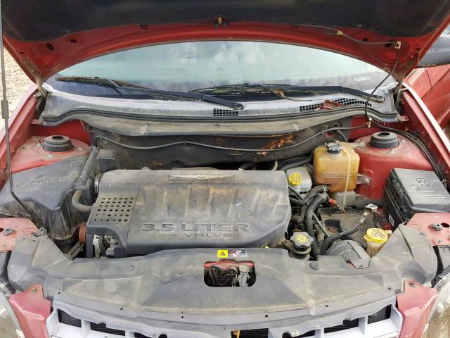 2C4GM68415R648554 - 2005 CHRYSLER PACIFICA T RED photo 7