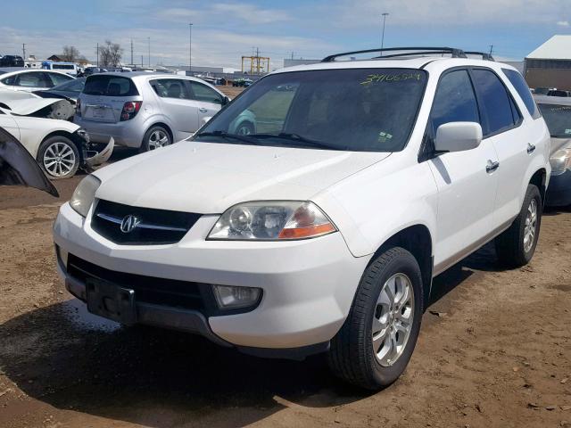 2HNYD18663H529386 - 2003 ACURA MDX TOURIN WHITE photo 2