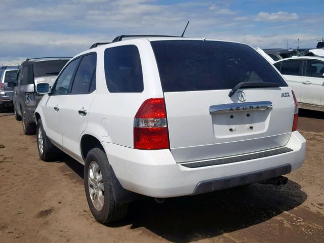 2HNYD18663H529386 - 2003 ACURA MDX TOURIN WHITE photo 3