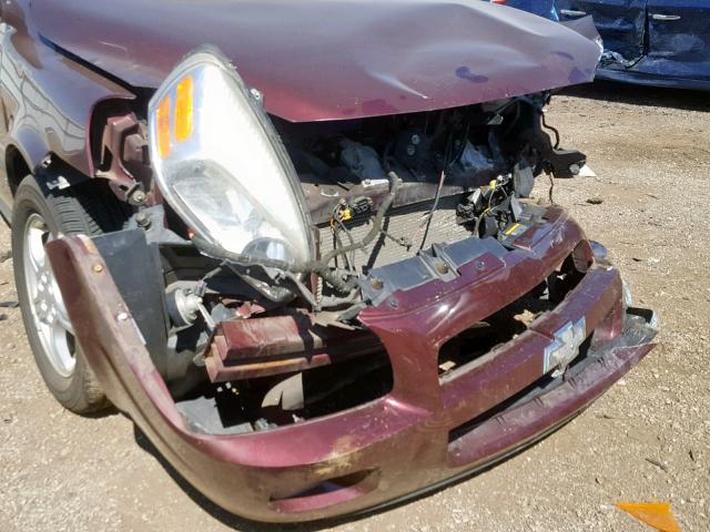 1GNDV231X8D199248 - 2008 CHEVROLET UPLANDER L 栗色 照片 10