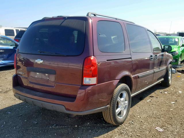 1GNDV231X8D199248 - 2008 CHEVROLET UPLANDER L 栗色 照片 4