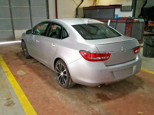 1G4PW5SKXG4179753 - 2016 BUICK VERANO SPO SILVER photo 3