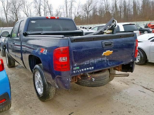 1GCRKSE78CZ103959 - 2012 CHEVROLET SILVERADO BLUE photo 3