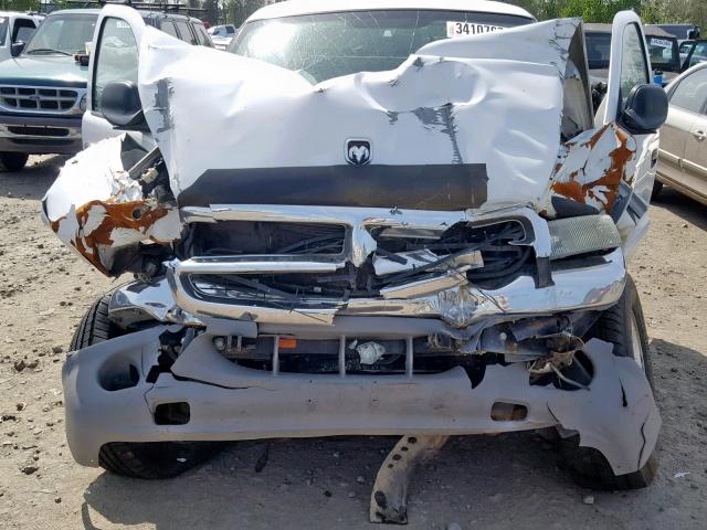 1B7HG48N02S646099 - 2002 DODGE DAKOTA QUA WHITE photo 7