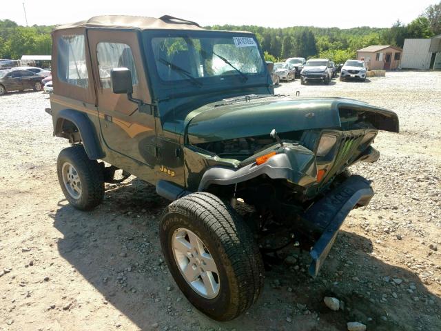 1J4FY19P8SP239065 - 1995 JEEP WRANGLER / GREEN photo 1