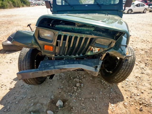 1J4FY19P8SP239065 - 1995 JEEP WRANGLER / GREEN photo 9