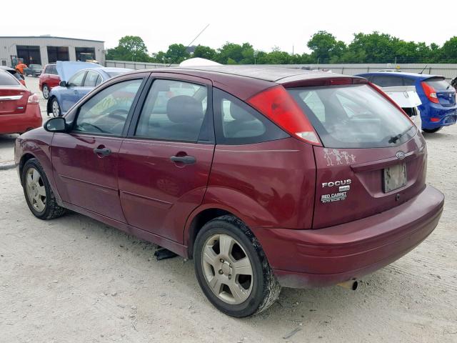 1FAFP37N96W166506 - 2006 FORD FOCUS ZX5 MAROON photo 3