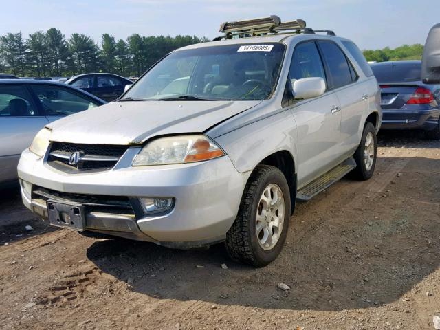 2HNYD18652H522119 - 2002 ACURA MDX TOURIN SILVER photo 2