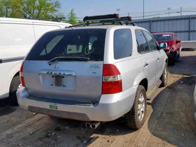 2HNYD18652H522119 - 2002 ACURA MDX TOURIN SILVER photo 4