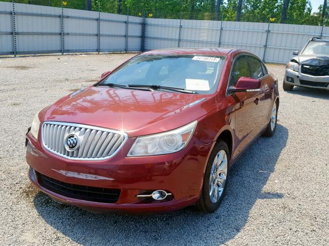 1G4GC5GD2BF309931 - 2011 BUICK LACROSSE C BURGUNDY photo 2