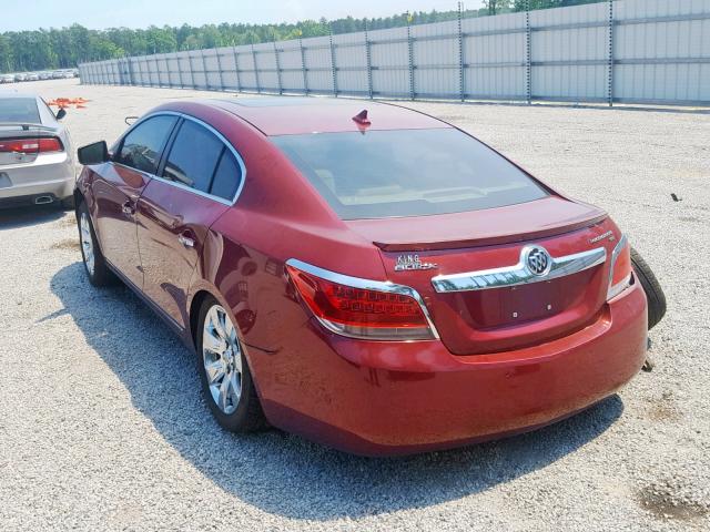 1G4GC5GD2BF309931 - 2011 BUICK LACROSSE C BURGUNDY photo 3